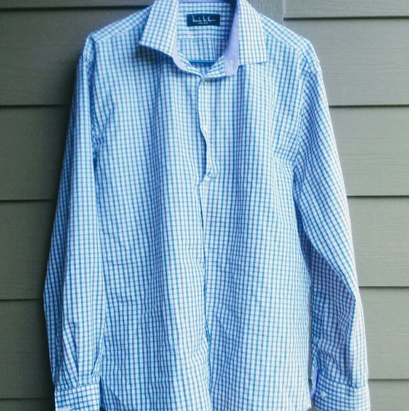 Men's Nicole Miller casual buttondown shirt size L - Picture 3 of 6